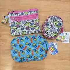 【未使用品】ディズニー　トイストーリー　リトルグリーンメン　ポーチ　エイリアン
