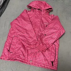 ピンク ドット柄 スキーウェア上下セット（お値下げ交渉可）