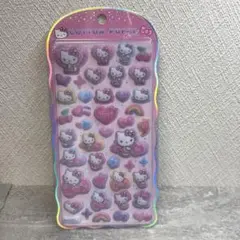 【新品未開封】コットンパフィ　シール　キティ