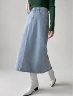 Dazy デニムスカート スリット入り Lサイズ レディース SHEIN