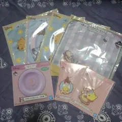 くまのプーさん　一番くじ　E賞　F賞　ハンドタオル　デザートプレート　まとめ売り