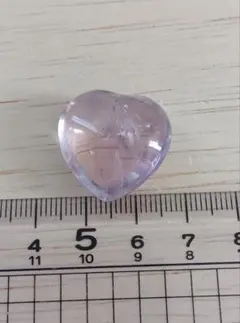 アメジスト　ハート　美品