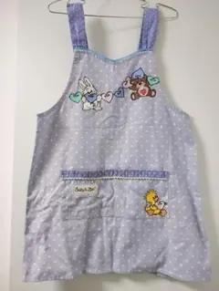 Sandy's Zoo スージーズー エプロン ラベンダー 水玉 保育 先生