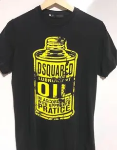 DSQUARED2 オイル缶プリント Tシャツ