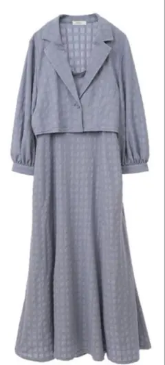 新品 セットアップ ブルー Fサイズ