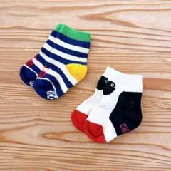 CHUMS ベビー靴下 2足セット 8-12cm