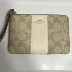 《正規品》《新品未使用》COACH ストラップ付ポーチ CR945