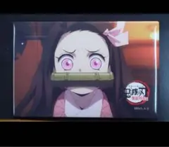 鬼滅の刃 無限列車編 禰豆子スクエア缶バッジ