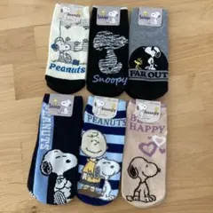スヌーピー ソックス 6足セット 23-25cm