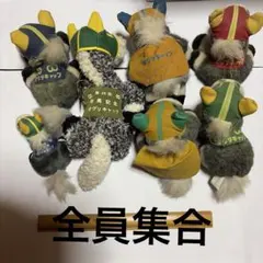 オグリキャップ　ぬいぐるみ　7体セット　競馬グッズ　レトロのサムネイル