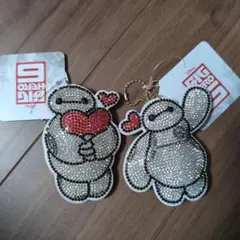 ベイマックス　キラキララインストーン　キーホルダー　2点セット