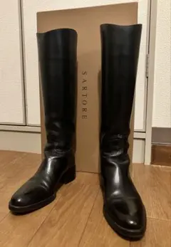 SARTORE サルトル ロングブーツ ジョッキーブーツ 37 1/2