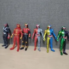 仮面ライダー ソフビ 6体セット
