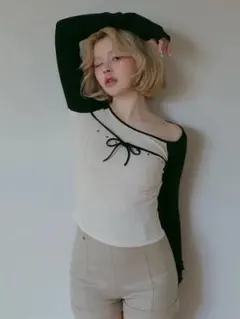 2025年最新】andmary alma ribbon topsの人気アイテム - メルカリ