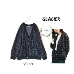 ツイード カーディガン