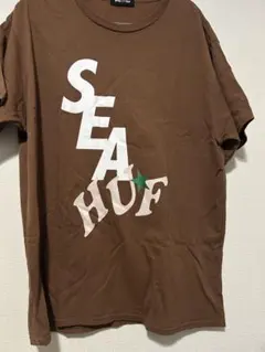 WIND AND SEA HUF コラボ Tシャツ ブラウン　XLのサムネイル