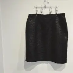 Peeress Collection 【3XL】ブラック 膝丈 スカート