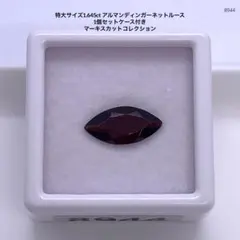 特大サイズ1.645ct アルマンディンガーネットルース 1個セットケース付き