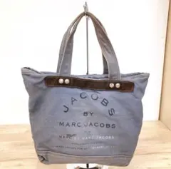 マークバイマークジェイコブス　キャンバス トートバッグ グレー　ヴィンテージ風のサムネイル