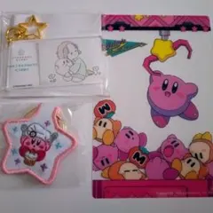 カービィ アクリルキーホルダー 刺繍キーホルダー クリアカード
