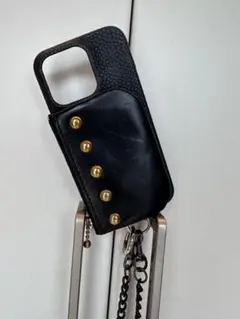 LOUVINI PARIS iPhone 16 Pro Max レザーケース - メルカリ