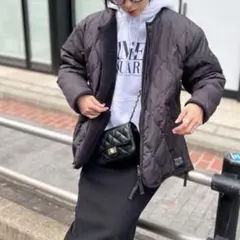 TAION NOLEYS 別注ミリタリーリバーシブルショートダウン　ブラック