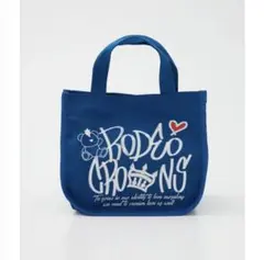 ロデオクラウンズ BRIDGE BEAR LOGO TOTE（ブルー）のサムネイル