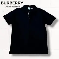 Burberry バーバリー ロゴ コットン ポロシャツ S黒のサムネイル