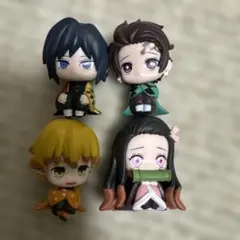 鬼滅の刃 まちぼうけ ガチャガチャ カプセルトイ　4体セット