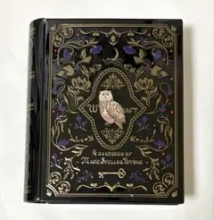 KALDI カルディ Witch Craft 魔法辞書 ブック型缶 フクロウ