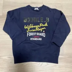 DOUBLE.B トレーナー 110cm ネイビー