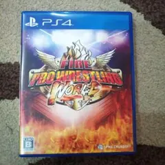 値下げ　PS4 ファイヤープロレスリングワールド