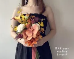 ⌘和モダン⌘アーティフィシャルフラワーブーケ ウェディングブーケ 和装ブーケ