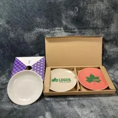 たち吉　木曽路　小皿　＆　LOGOS ミニプレート 12cm 2枚組