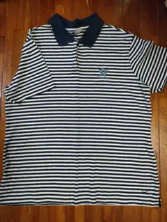 ナイキ　ボーダーポロシャツ