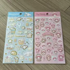 ✴︎サンリオ公式✴︎マイメロ　シナモン　キラキラ　ステッカー　シール