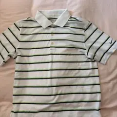 NIKE GOLF ナイキ ゴルフ ポロシャツ グリーン Lストライプ