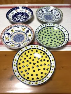 パスタプレート　ディズニーキャラクター柄　５枚セット