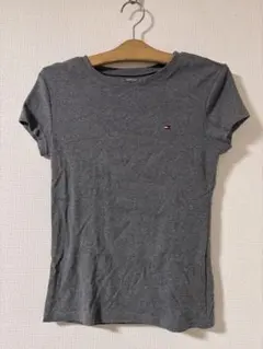 トミーヒルフィガー グレー 半袖Tシャツ 綿100% Mサイズ