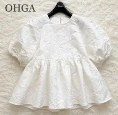 OHGA 花柄パフスリーブオフショルダー - メルカリ