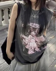 ノースリーブ/Y2K/グランジ