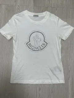 モンクレール　ロゴストーンTシャツ　Sサイズ　ホワイト