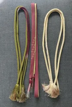 未使用品含む　帯締め　３本セット　まとめ売り