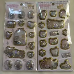 キラッとぷくぷくエアーシール　リラックマ　ぷくぷくシール　2枚セット