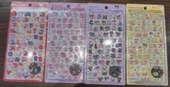 【正規品】　ボンボンドロップシール サンリオ　文字　4枚セット
