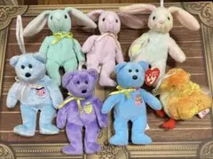 Ty ビーニーベイビーズ 4体セット くま ぬいぐるみ 10周年 decade