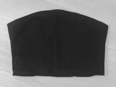 ブラック クロップドトップ ビスチェ