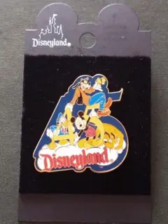 ★レトロ★カリフォルニア・ディズニーランド★45周年ピン★