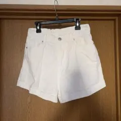 BROWnY STANDARDホワイトショートデニムパンツ【M】