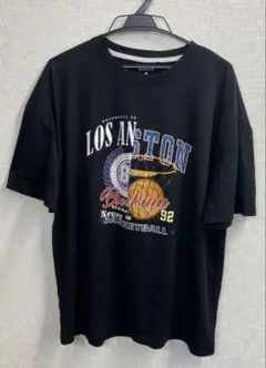 SHEIN バスケットボール プリント Tシャツ ブラック M